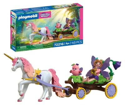 Produktbild von PLAYMOBIL Unicorn Carriage Figur   Kinder  One Size