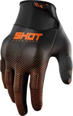 Produktbild von Shot Drift Rim Motocross Handschuhe, schwarz/orange, 12