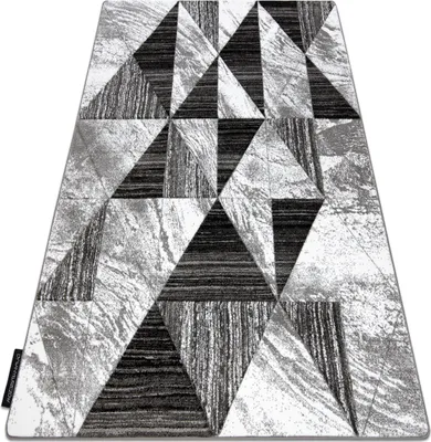 Produktbild von Teppich ALTER Nano Dreiecke grau Grau 160x220 cm