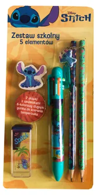 Image de Trousse scolaire Stitch, 5 pièces, Majewski