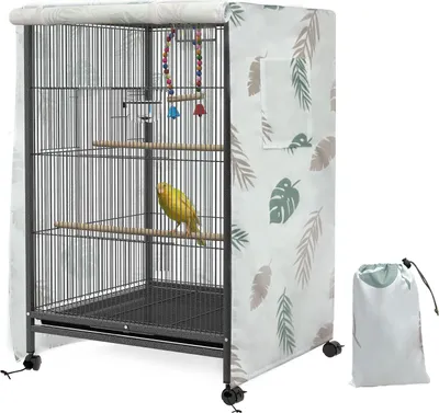 Obrázek produktu pro Velký kryt klece pro ptáky pro venkovní zahradu Pet Cage Rainproof Sunproof Breathable pro venkovní dvory Zahrady Cage Covers Pet Birds Leaves