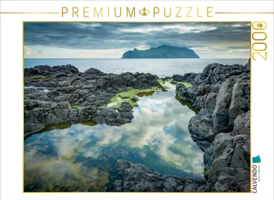 Produktbild von Calvendo Gásadalur, Vágar 2000 Teile Puzzle quer 900x670mm, Zilch Thomas; 7454293