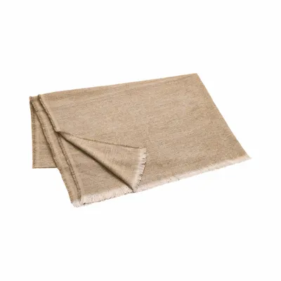 Produktbild von Blomus Decke Melange, Wolldecke, Sofadecke, Kuscheldecke, Tan, 130 x 200 cm, 66536