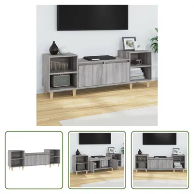 Produktbild von The Living Store TV-Schrank Grau Sonoma 160x35x55 cm Holzwerkstoff