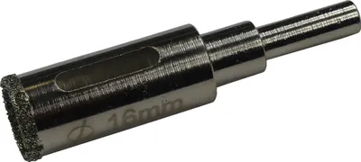 Produktbild von Fliesenbohrer Ø 16mm Glasbohrer Diamantbohrer Steinbohrer Kernbohrer Bohrkrone Hohlbohrer Diamantbohrkrone Marmorbohrer  Bohrer BOHRFUX