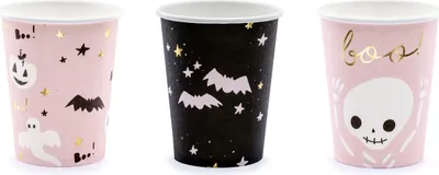 Obrázok produktu pre Papierové poháre BOO! 220ml, 6ks Party Deco