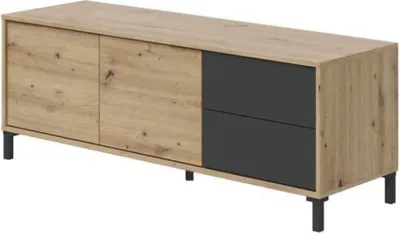 Produktbild von CALICOSY -  TV-Möbel mit 2 Türen und 2 Schubladen Brooklyn - L130 cm