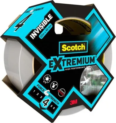 Produktbild von SCOTCH Invisible Extremium Reparaturkleber, einseitig L.20 mx B.48 mm trans