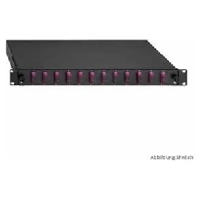 Obrázek produktu pro Spojovací box Basic Line 12 x LC-D OM3 aqua - LC-Duplex Patch panel s optickými vlákny 2280300120