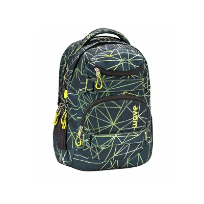 Produktbild von Wave Infinity Schulrucksack "Stripes Green"