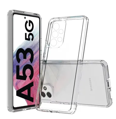 Produktbild von ino Schutzhülle für Samsung Galaxy A53  Silikon Hülle leicht Cover Case auf Rückseite Siliconcase Dünn Slim transparent