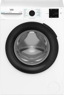 Produktbild von Beko BM3WFU3741X 7 kg Frontlader Waschmaschine, 60 cm breit, 1400 U/Min, Kindersicherung, 15 Programme, SteamCure, weiß