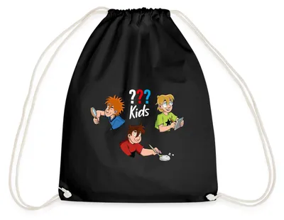 Produktbild von Spreadshirt Die Drei Fragezeichen Kids Detektive Turnbeutel, One size, Schwarz