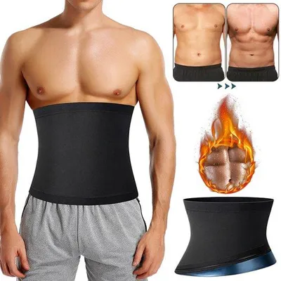 Produktbild von Männer Abdominaltrainer – Abnehmen, Bauchkontrolle & Kompressions – Sportband & Shapewear – Körperform – Schwarz