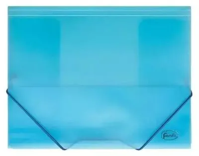 Produktbild von A4-Mappe mit Gummiband, blau 91161 – Panta Plast