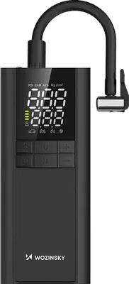 Productafbeelding van Compressor Wozinsky Wpep-8000, elektrische pomp, powerbank 8000mAh, zaklamp - zwart