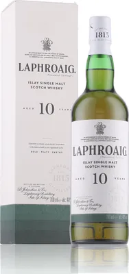 Produktbild von Laphroaig 10 Jahre Islay Single Malt Scotch Whisky in Geschenkpackung | 40 % vol | 0,7 l