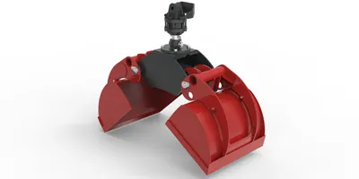 Produktbild von Joma-Tech Forstgreifer OG19 mit 4,5t Bolzenrotator und 650 mm Einlegeschalen