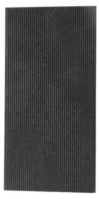 Bienenwaben-Grundplatte aus Kunststoff, schwarz, 42,5×21,3 cm