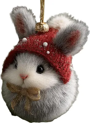 Produktbild von Waldtier-Eichel-Ornamente, Acryl-Kiefernzapfen-Tier-Weihnachtsbaumschmuck, rustikale Natur-Weihnachtsdekoration für Tierliebhaber