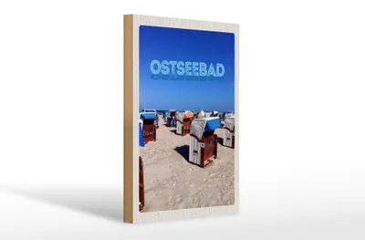 Produktbild von Holzschild Reise 20x30cm Ostseebad Deutschland