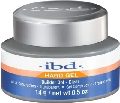 Produktbild von IBD Hart Aufbaugel LED/UV Klar, 14g – Salonqualität für dauerhafte Nageldesign-Ergebnisse