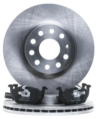 Produktbild von RIDEX Bremsenset Vorne Bremsscheiben Beläge Satz für VW Golf VII Schrägheck (5G1, BQ1, BE1, BE2) 288mm
