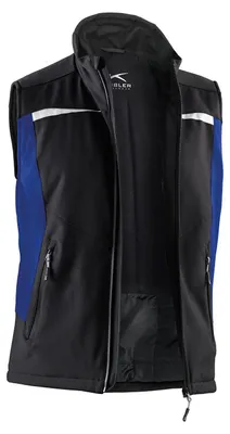 Produktbild von KÜBLER Workwear | Paul H. Bekleidungswerk Softshell Arbeitsweste | schwarz/kbl.b
