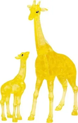 Produktbild von 3D Kristallpuzzle: Giraffenpaar, 38-teiliges Set