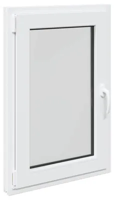 Zdjęcie produktu dla vidaXL Okno piwniczne RISOR 60 x 80 cm, PVC i szkło, białe