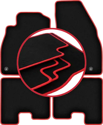 Immagine prodotto di Tappetini per auto CARLUX-RED per: Opel Adam hatchback (dal 2012)