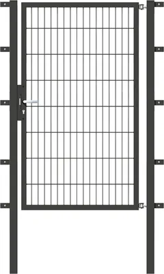 Produktbild von Alberts Einzeltor Flexo mit Zubehör, zum Einbetonieren, anthrazit, Breite 100 cm, Höhe 160 cm