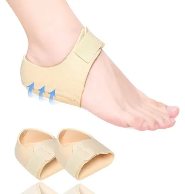 Produktbild von Gel Fersenkissen Fersenschutz Einlage gegen Fersenschmerzen, weiche Fersenschoner für Damen & Herren, atmungsaktive Gel Fersenkappe, S