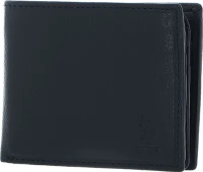 Imagen del producto de U.S. POLO ASSN. Cuero monedero Brazil Horiz Wallet Leather Navy azul marino