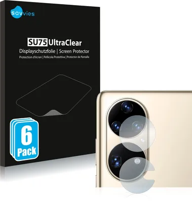 Produktbild von 6x Für Huawei P50 Pro (NUR Kameraschutz) Schutzfolie Savvies Displayschutz Display Schutz Folie Klar Transparent