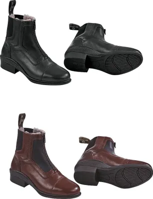 Produktbild von Jodhpur-Stiefelette FARGO-WINTER in schwarz und braun Reitstiefeletten, Farbe:Schwarz, Größe:38