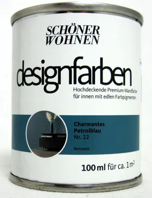 Produktbild von Designfarbe Charmantes Petrolblau Nr.22 100 ml