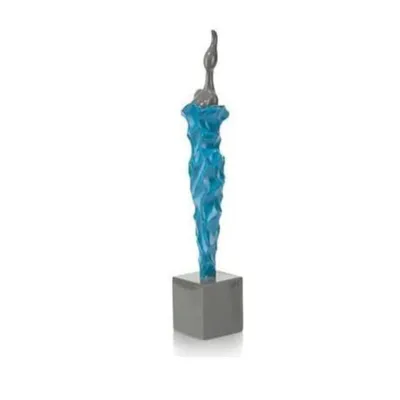 Produktbild von COCOMaison Skulptur African Lady - Statue Deko, modernes Design, handbemalt Skulptur Figur (aus Polyresin, 1 St., Kunstfigur), Statuen Wohnung