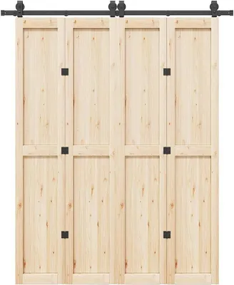 Produktbild von Schiebetürbeschlag-Set 183 cm Stahl Schwarz, Schiebetürsystem, Schiebetür Beschlag - 4009740