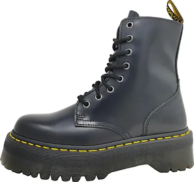 Productafbeelding van Dr. Martens Jadon plateau laarzen voor dames, zwart, veters, geschikt voor casual gebruik