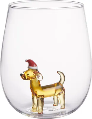 Produktbild von BUTLERS Trinkglas MERRY & JOY Dackel