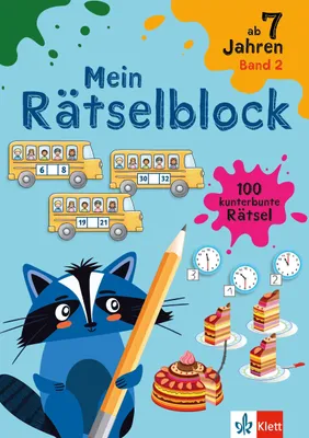 Produktbild von Klett Mein Rätselblock ab 7 Jahren Band 2