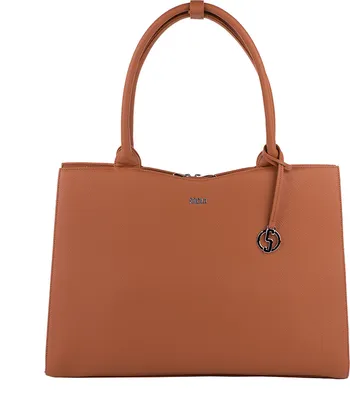 Produktbild von Socha Design Business bag Straight Line cognac - 14"-15.6", made from NIVODUR