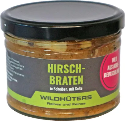Produktbild von WILDHÜTERS Hirschbraten in Scheiben mit Sauce