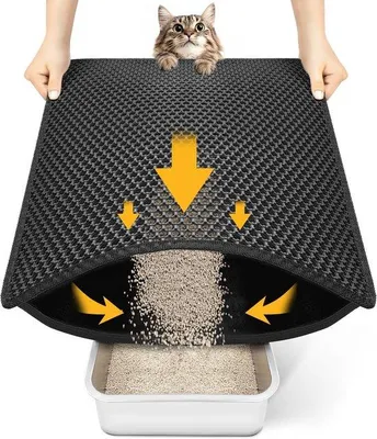 Immagine prodotto di Accessorio impermeabile per gatti - Struttura a griglia - Tappetino per gatti - 40 x 50 cm