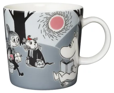Produktbild von Moomin by Arabia Mumins Adventure Move Tasse  0,3 l grau