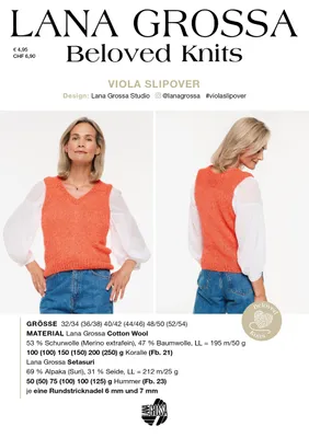 Produktbild von Lana Grossa VIOLA SLIPOVER Beloved Knits No. 3  