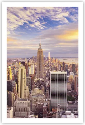 Produktbild von Poster - Poster ohne Rahmen - New York Stadt - 61x91,5 cm - Wand Bild - Wanddeko - Wandbilder - Kunstposter - Wandposter - Bilder - Kunstdruck - Wanddekoration - Wandbild - P2XPA61x91-3638