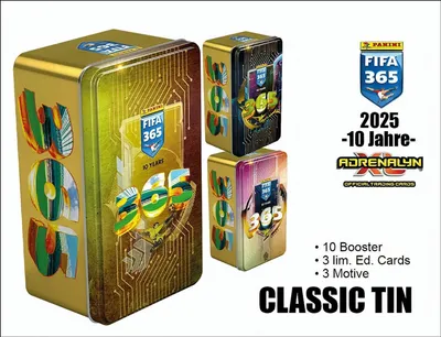 Produktbild von FIFA 365 Adrenalyn XL 2025 Trading Cards Classic Tin