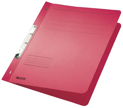 Immagine prodotto di Leitz 3746-00-25 3746 Raccoglitore a scomparti, copertina 1/1, A4, pinzatura, cartoncino Manila 250 g/m², rosso